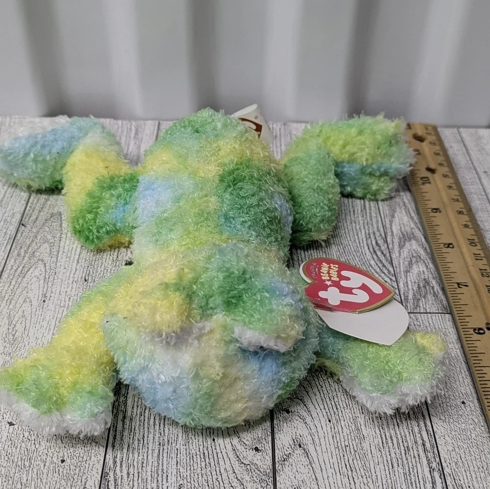 Ty Webley Stuffed Animal - Green and Yellow